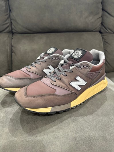 Stone Island × New Balance 998 "Raso Gommato"