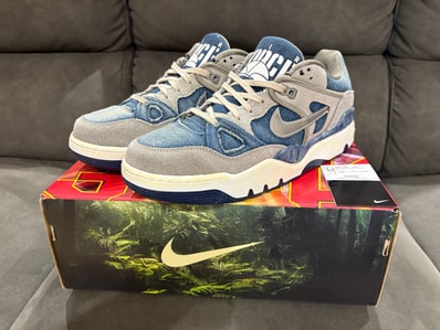 NIGO® × Levi's × Nike Air Force 3 Low SP "Olive Grey" (NIGO Heel Logo) (Levi's Tab)