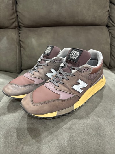 Stone Island × New Balance 998 "Raso Gommato"