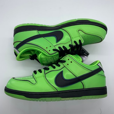 The Powerpuff Girls × Nike SB Dunk Low Pro QS "Buttercup"