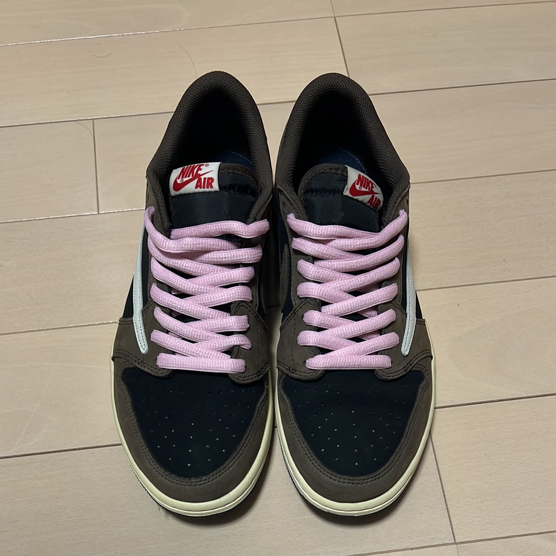 Travis Scott × Nike Air Jordan 1 Low OG SP-T  "Black/Dark Mocha"