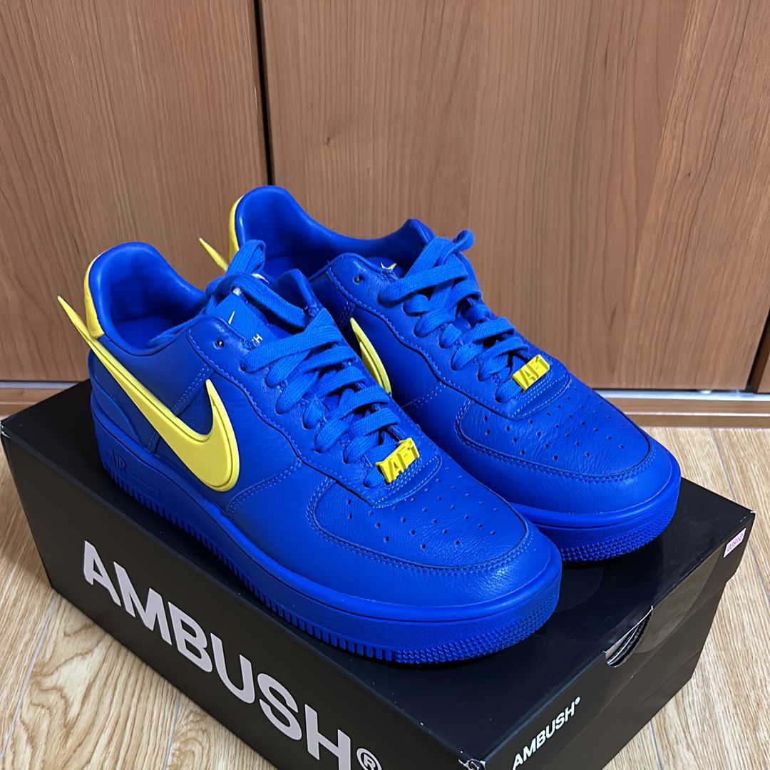AMBUSH × Nike Air Force 1 Low "Game Royal and Vivid Sulfur"