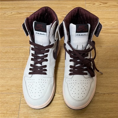 A Ma Maniere × Nike Air Jordan 1 Retro High OG "Sail and Burgundy"