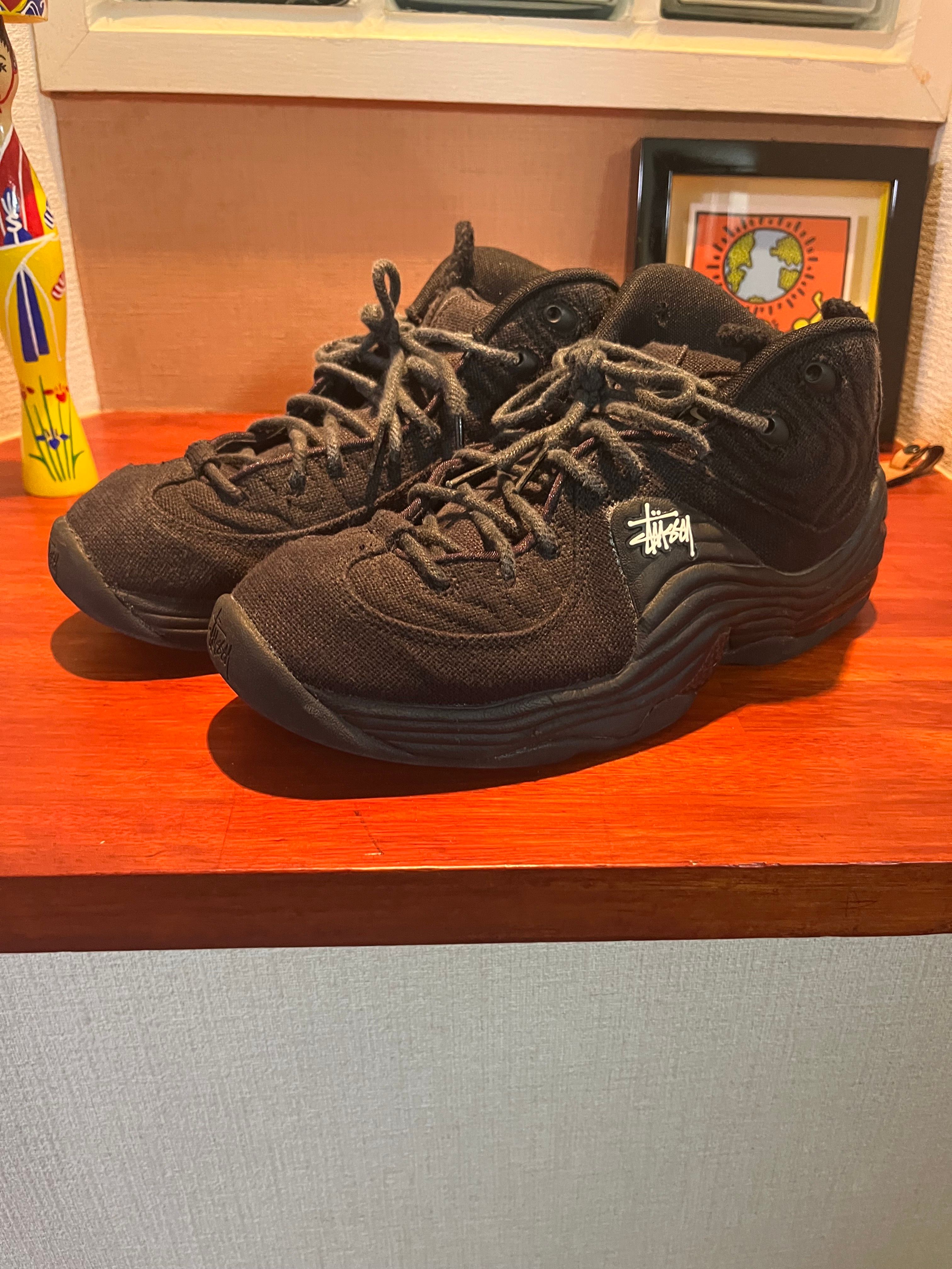 Stussy × Nike Air Penny 2 "Black"