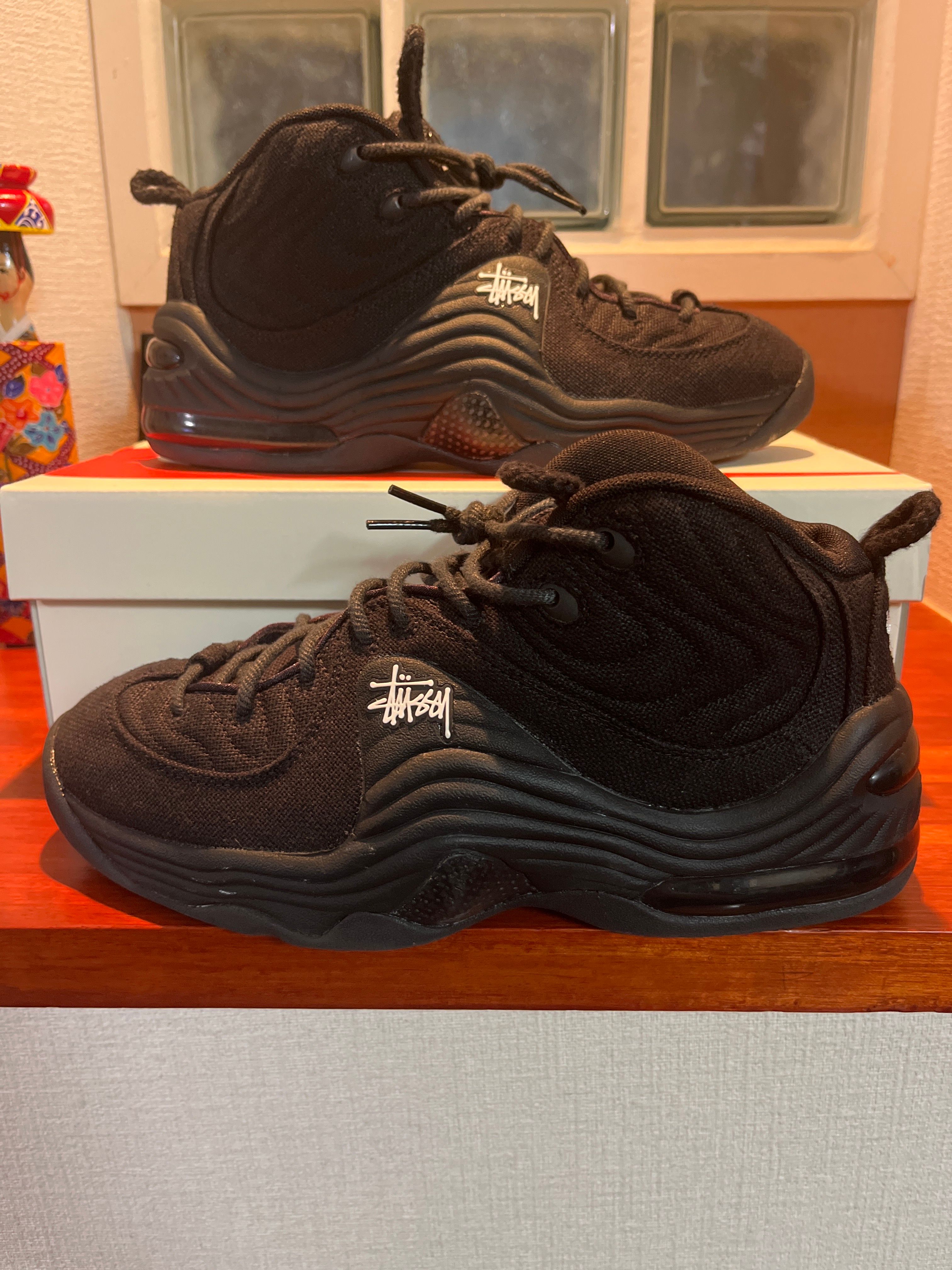 Stussy × Nike Air Penny 2 "Black"