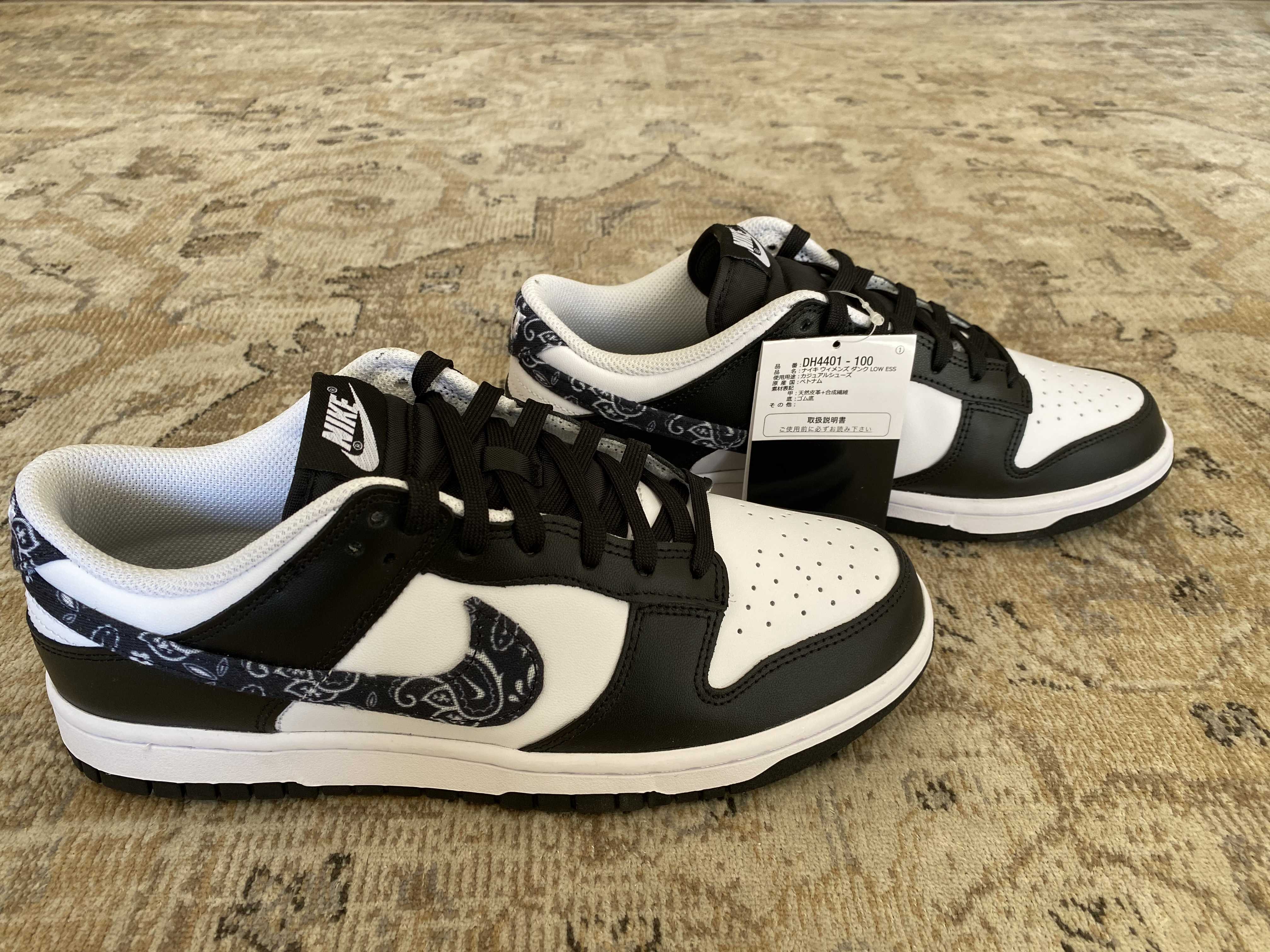 Nike Women's Dunk Low ESS "Black Paisley"