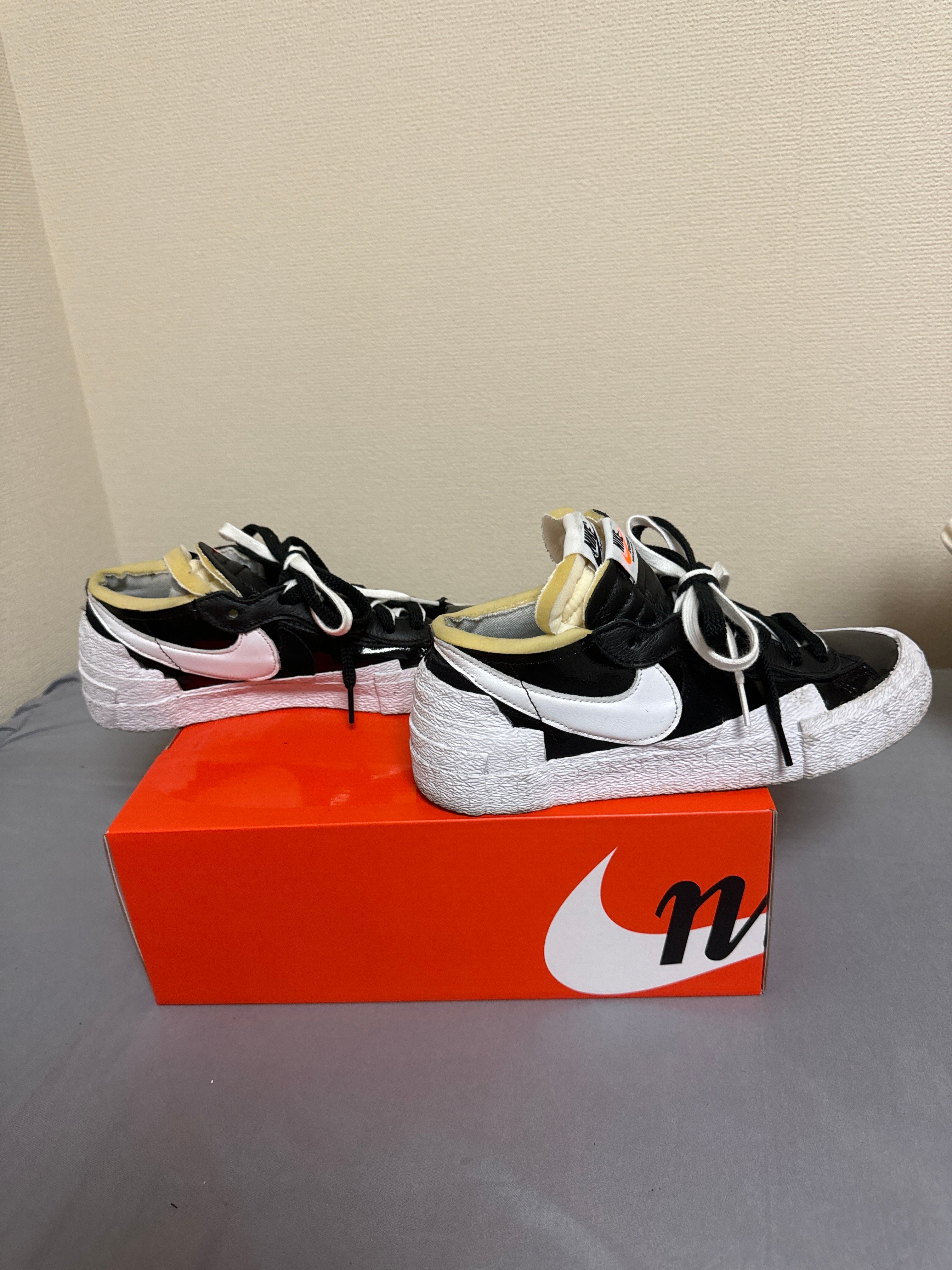 sacai × Nike Blazer Low "Black Patent Leather"