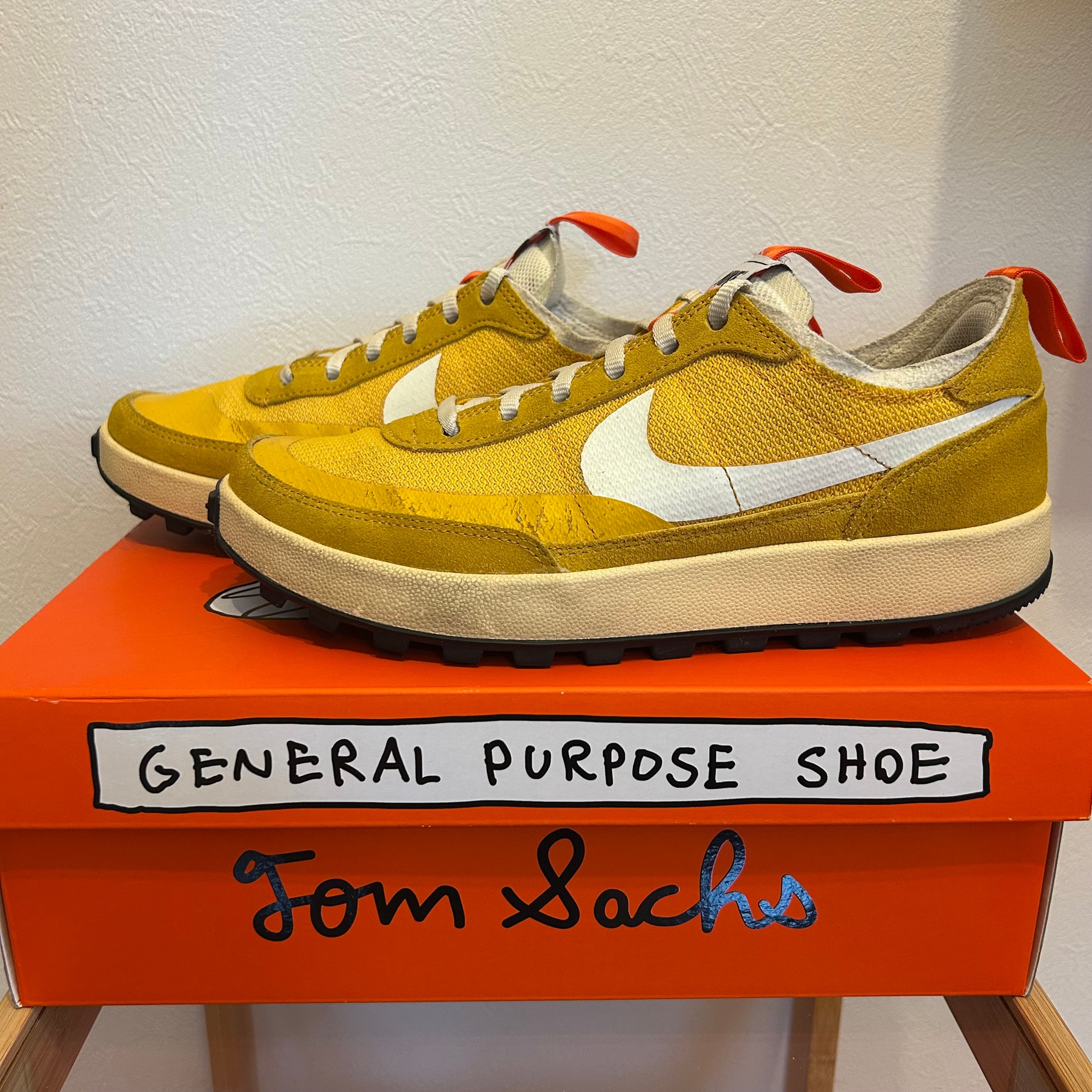 Tom Sachs × NikeCraft Women's General Purpose Shoe "Yellow / Archive"