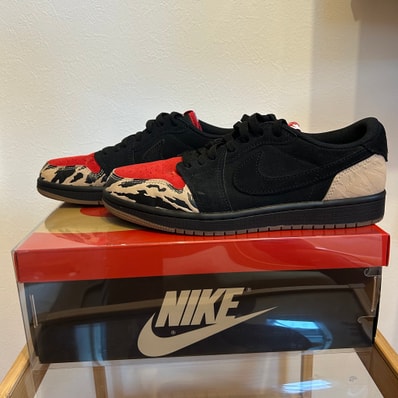 Sole Fly × Nike Air Jordan 1 Low "Black and Sport Red"