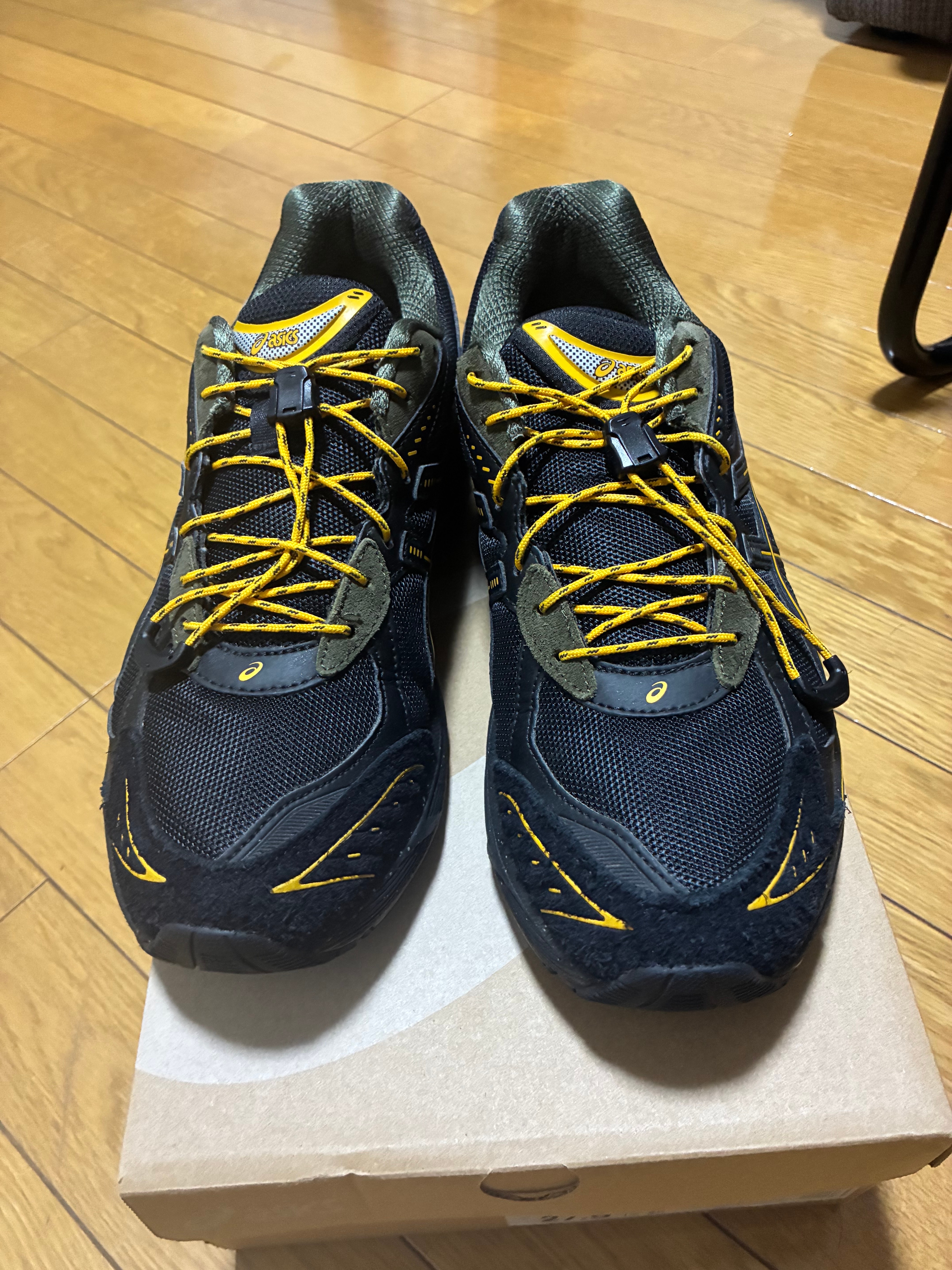 GRIP SWANY × atmos × Asics GT-2160 "Black/Yellow"