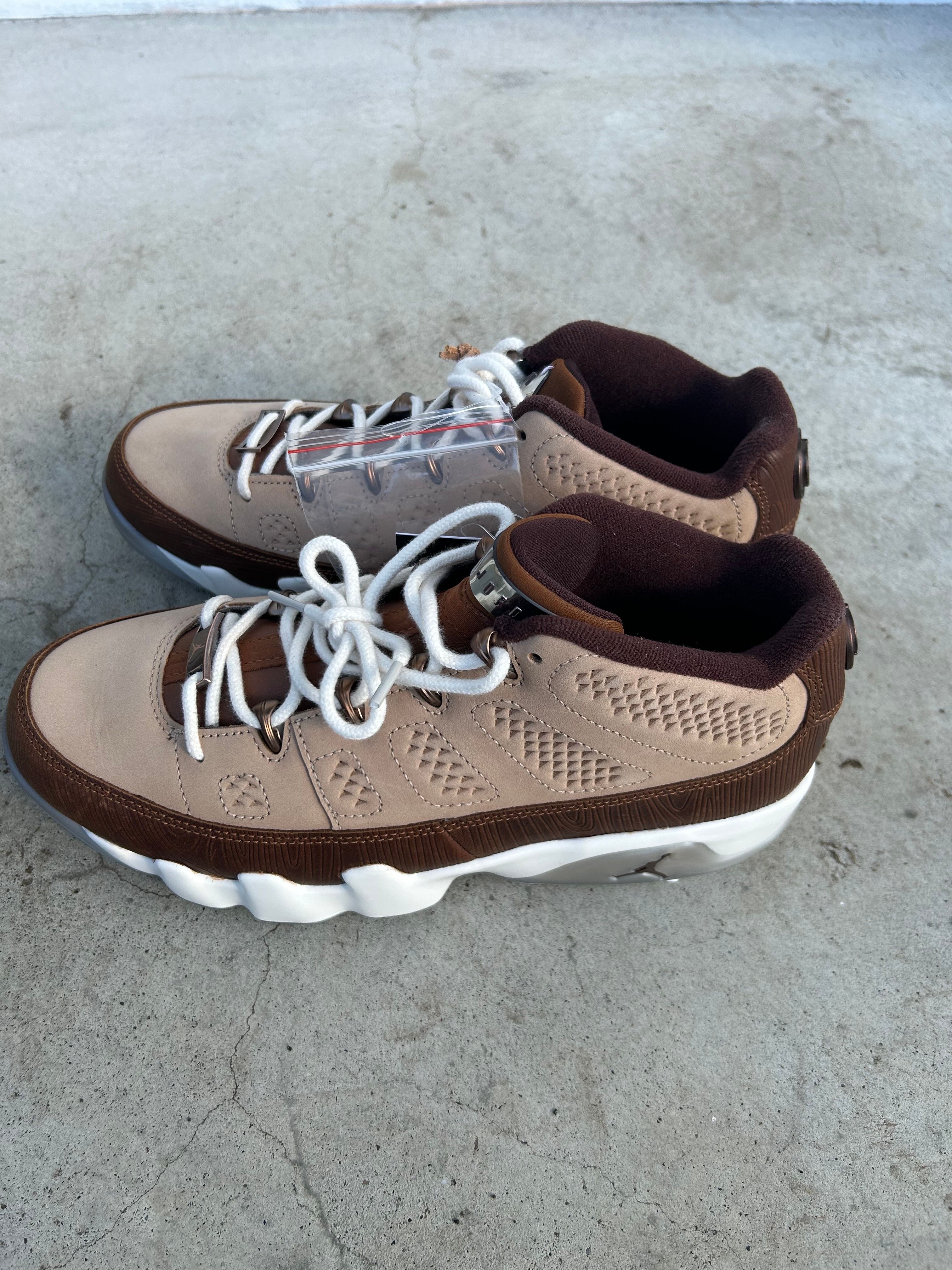 Happy Life Wood × Nike Air Jordan 9 Golf NRG "Hemp/Pecan/Sail/Earth"