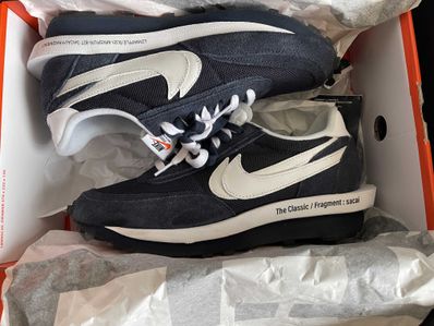Fragment × sacai × Nike LD Waffle "Blackended Blue"