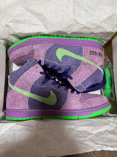 Nike SB Dunk High "Purple Skunk"