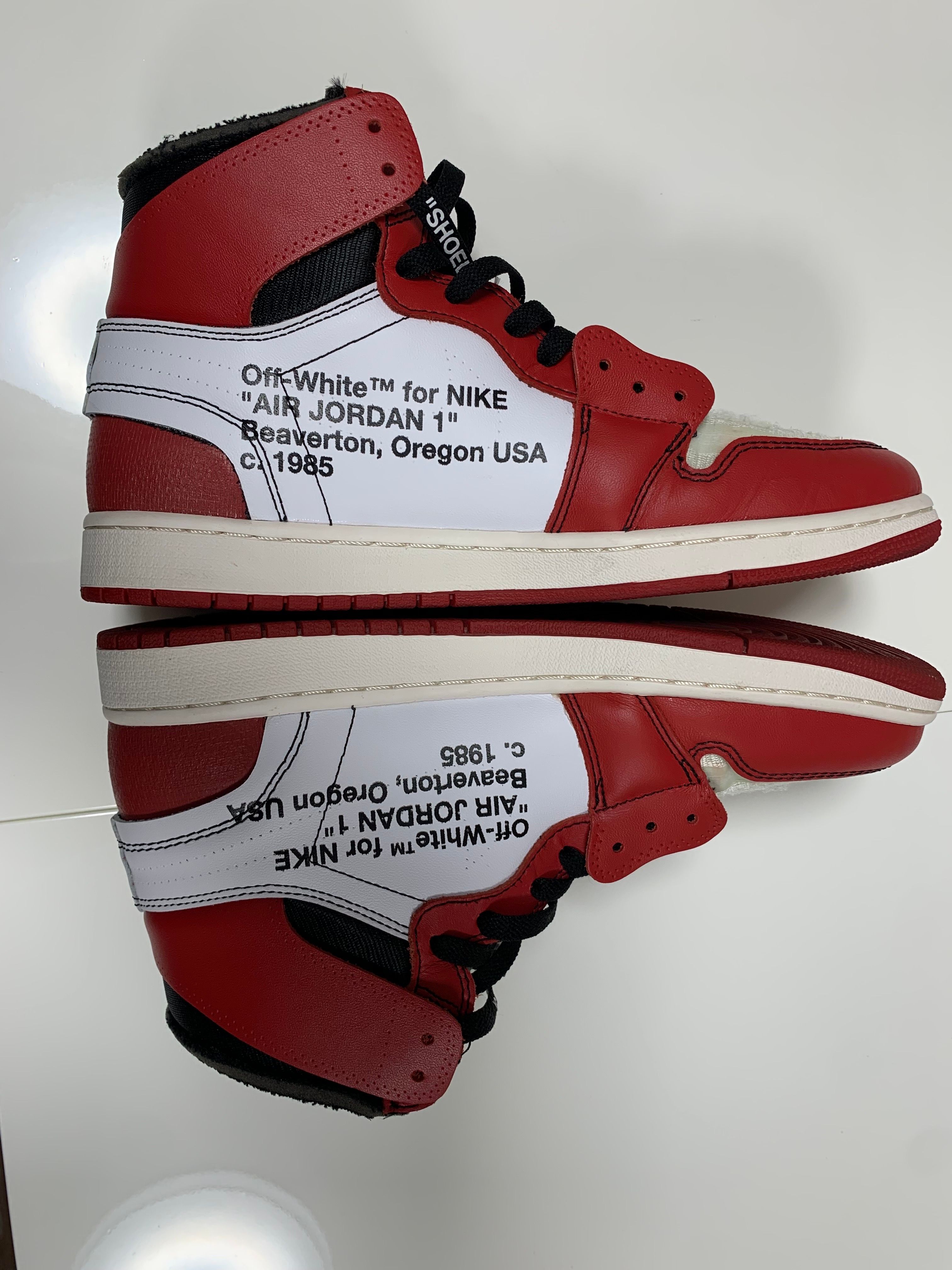 Off-White × Nike Air Jordan 1 Retro High The Ten "Chicago"
