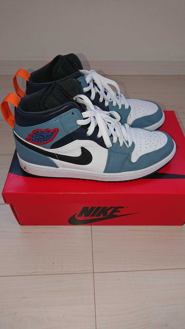 FACETASM × Nike Air Jordan 1 Mid "White/Navy"