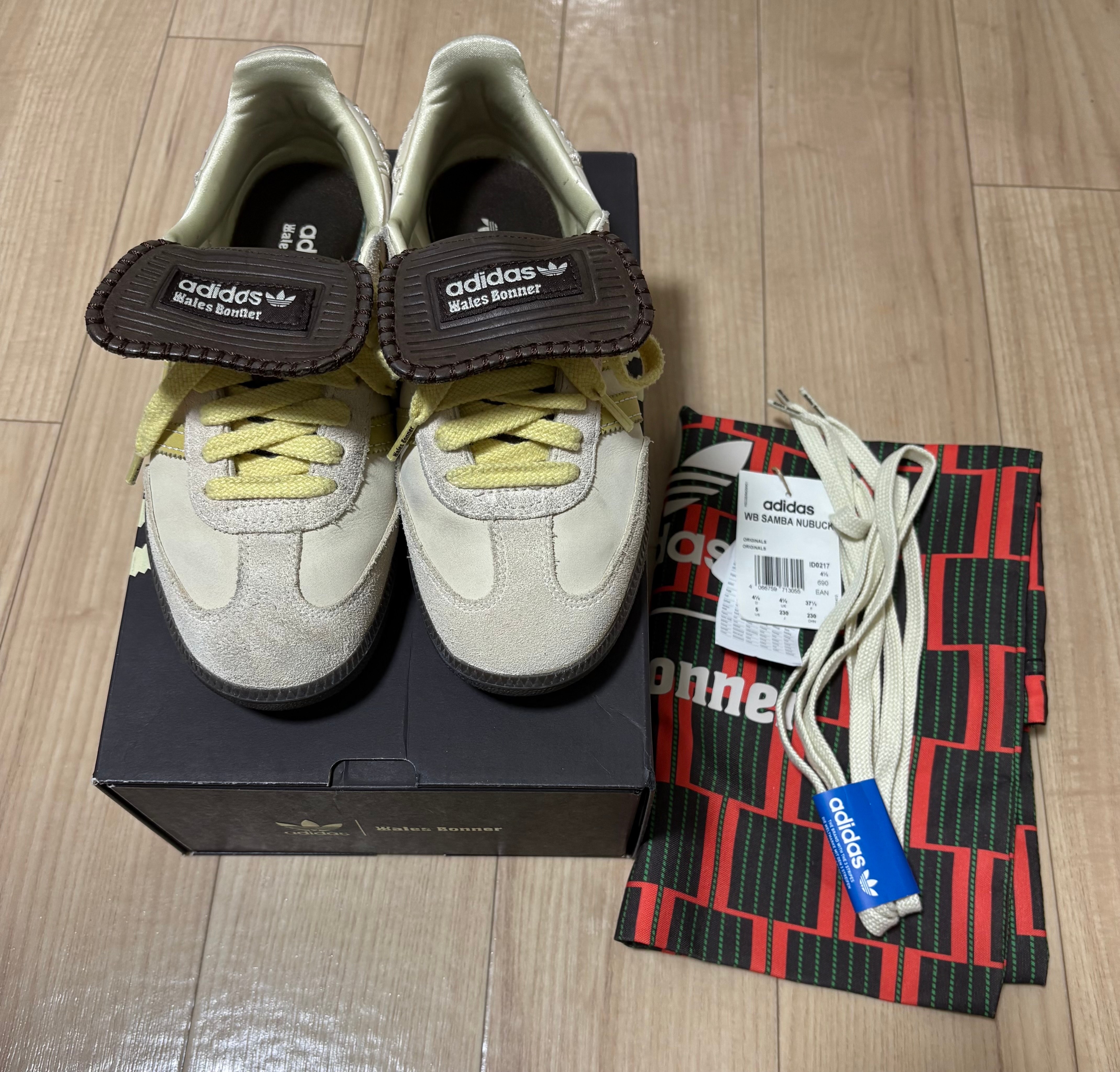 Wales Bonner × adidas Samba Nubuck "Beige"