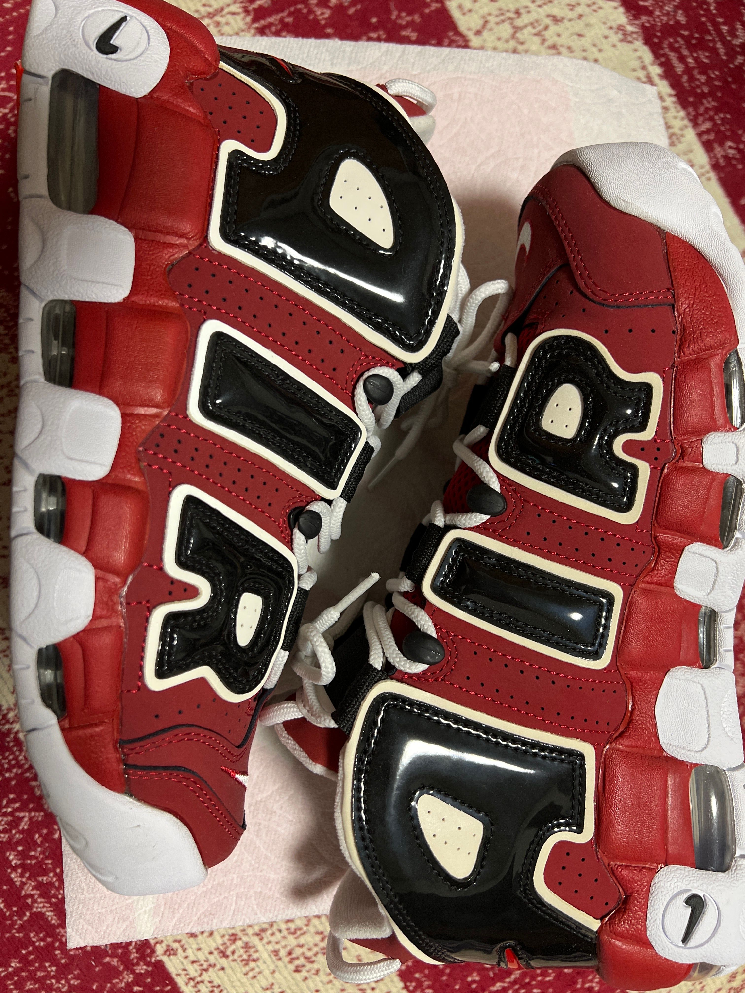 Nike Air More Uptempo ’96 "Black and Varsity Red" (2021) 
