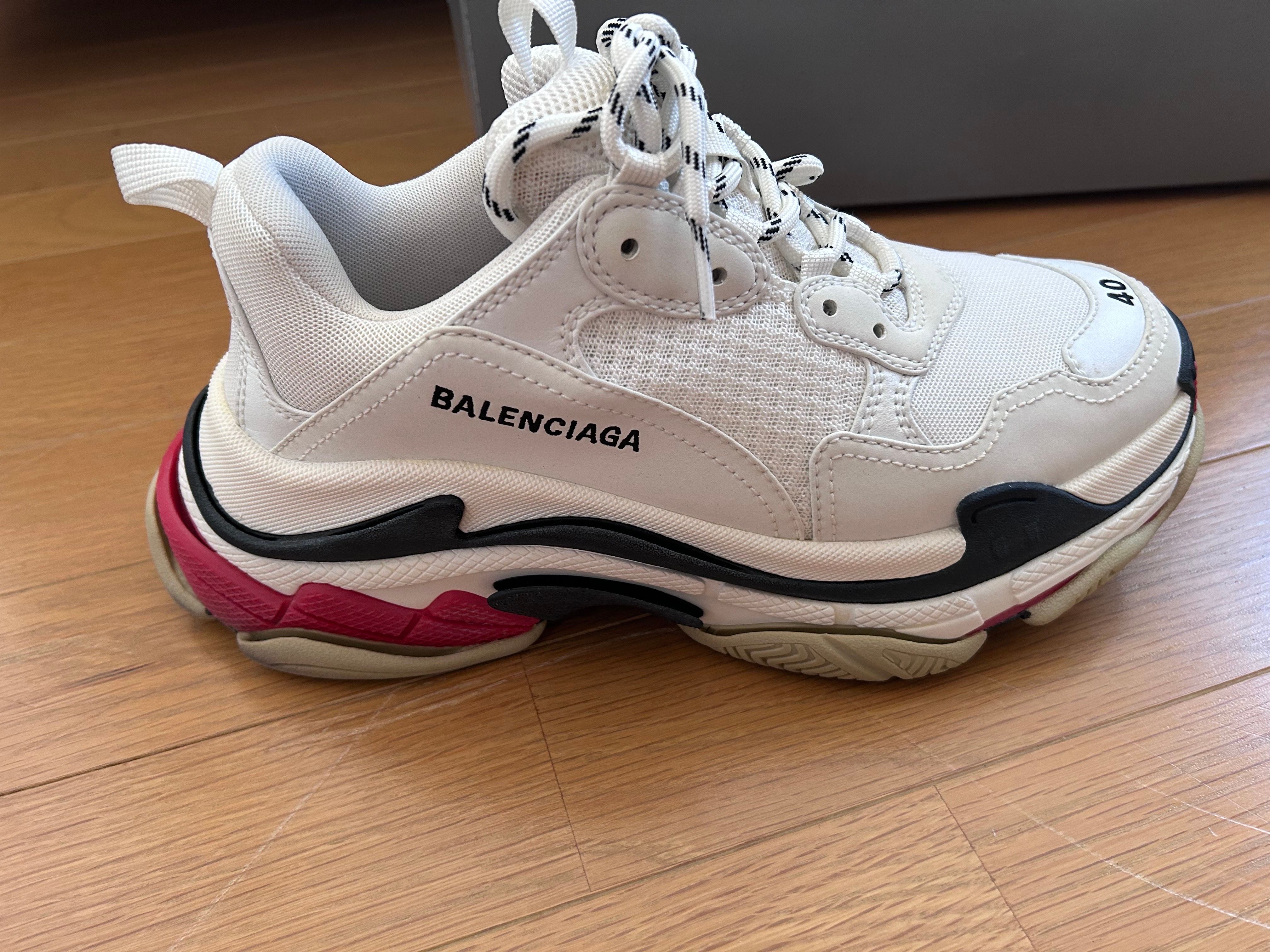 BALENCIAGA TRIPLE S "RED/WHITE"
