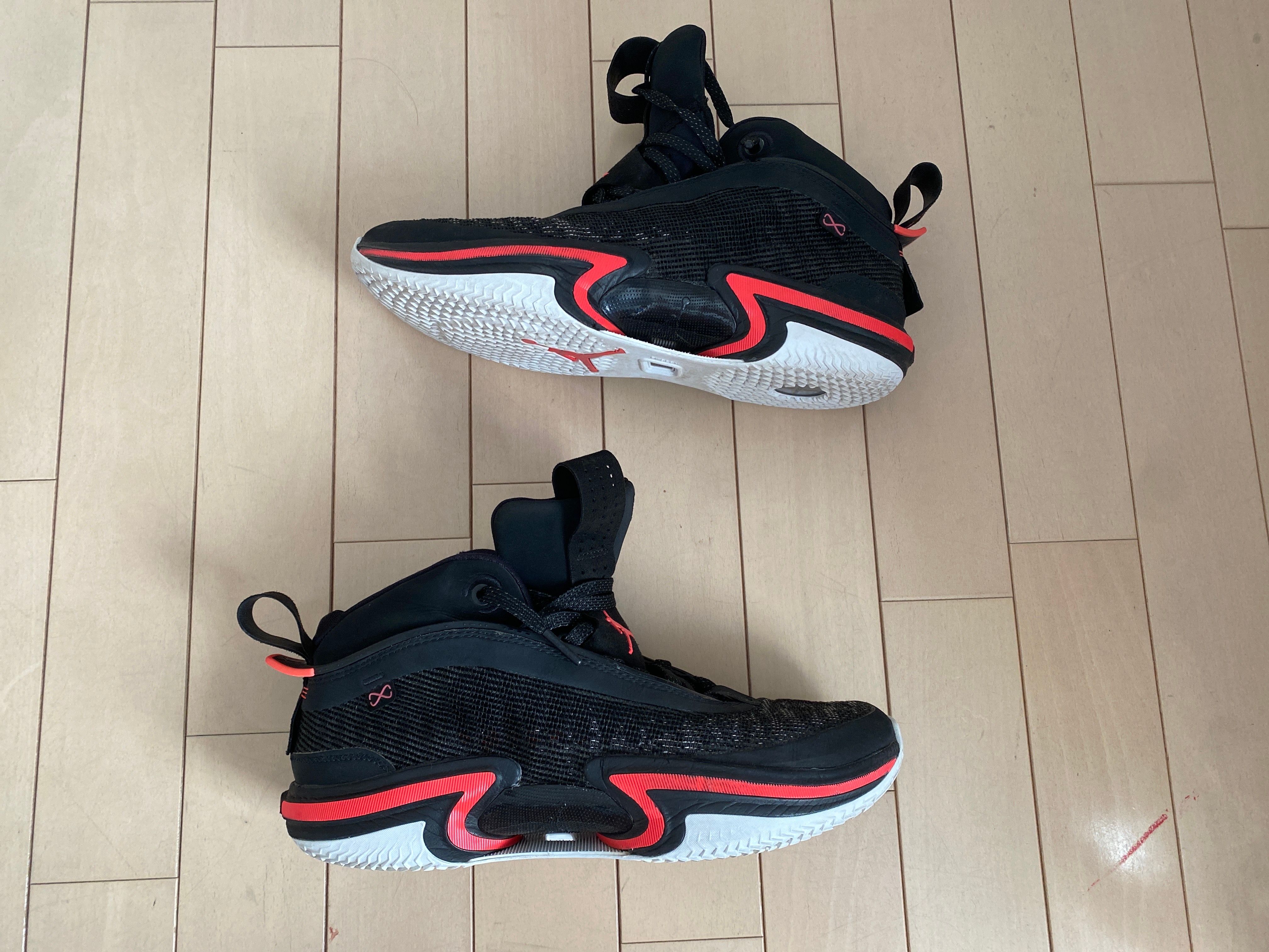 Nike Air Jordan 36 "Black/Infrared 23" (White Sole)