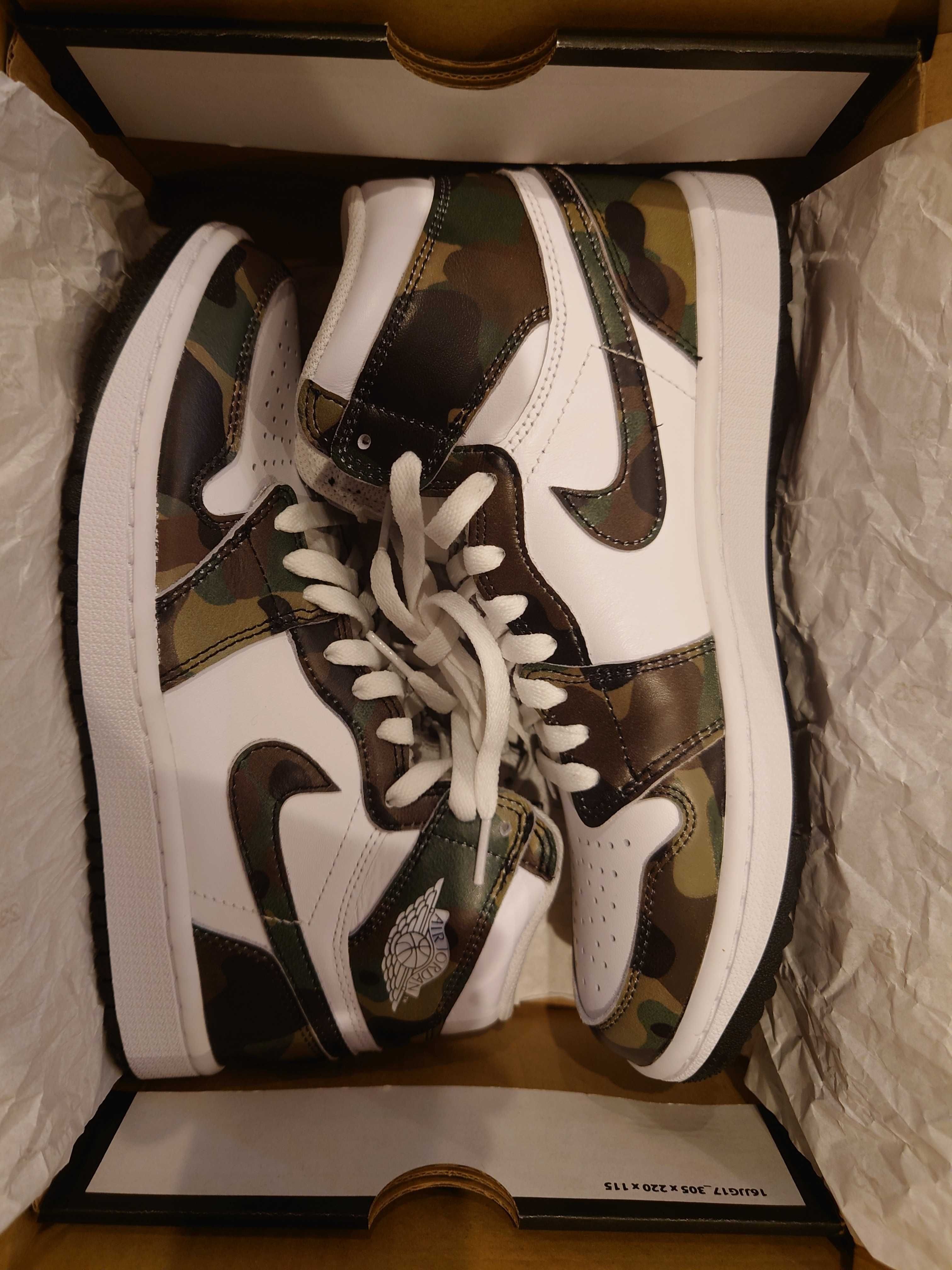 Nike Air Jordan 1 High Golf "Camo/White"