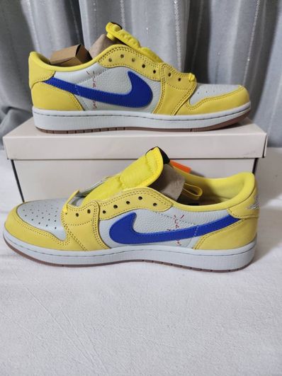 Travis Scott × Nike Women's Air Jordan 1 Retro Low OG "Canary"