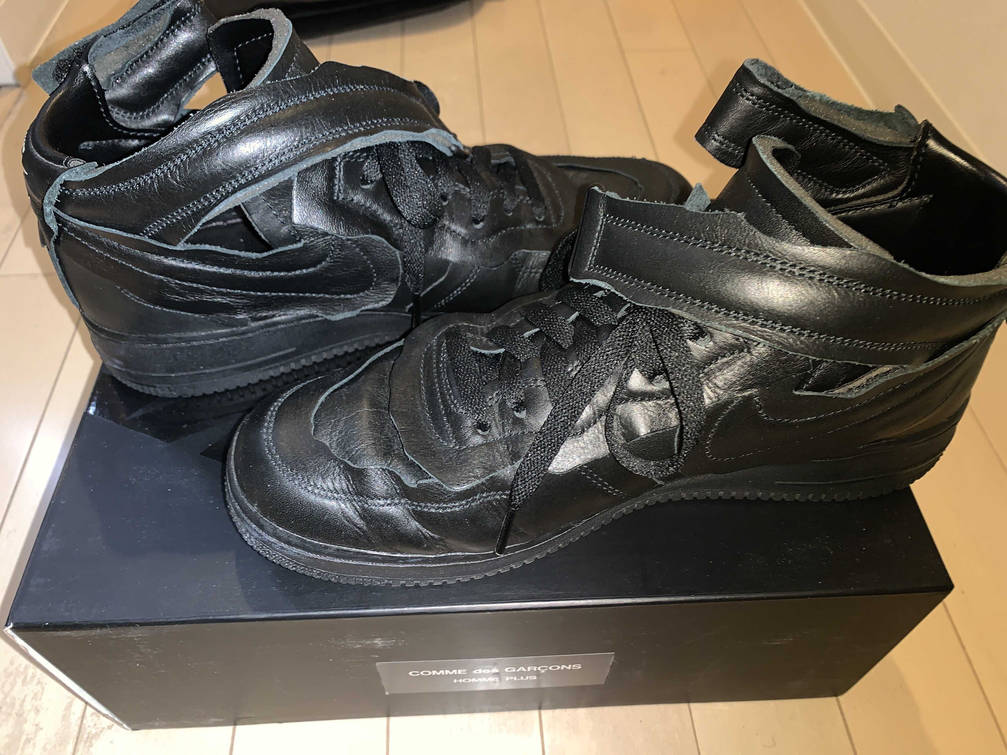 COMME des GARCONS × NIKE AIR FORCE 1 MID "BLACK"