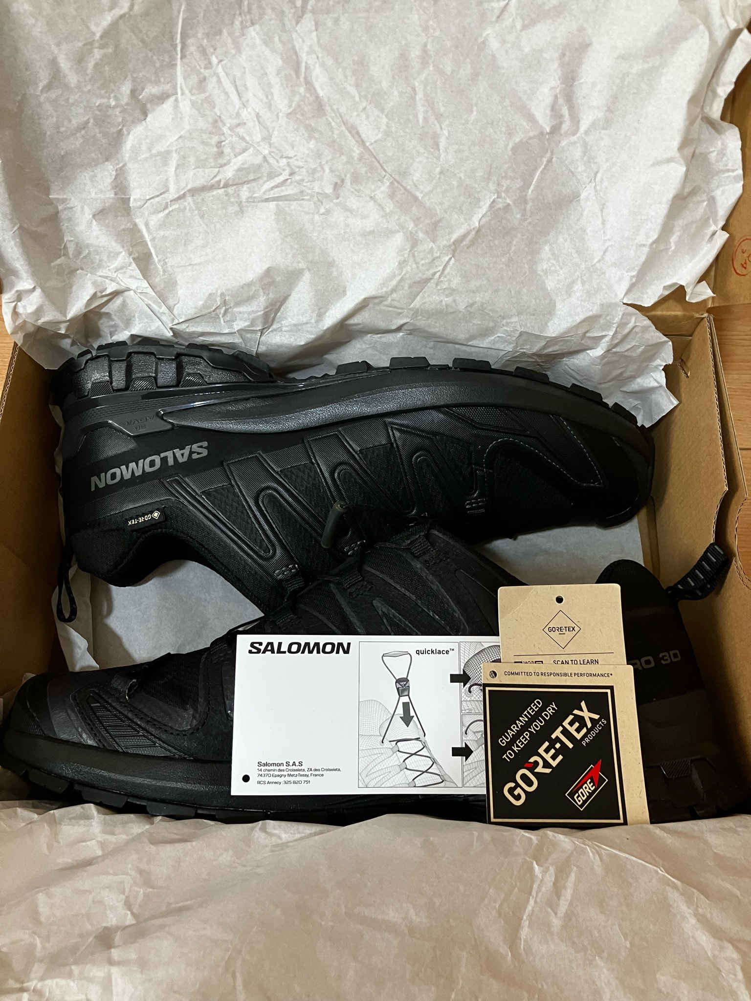 Salomon XA Pro 3D V9 GORE-TEX "Black/Phantom/Pewter"