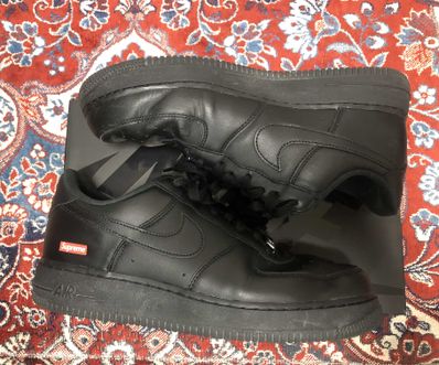 Supreme × Nike Air Force 1 Low "Black"