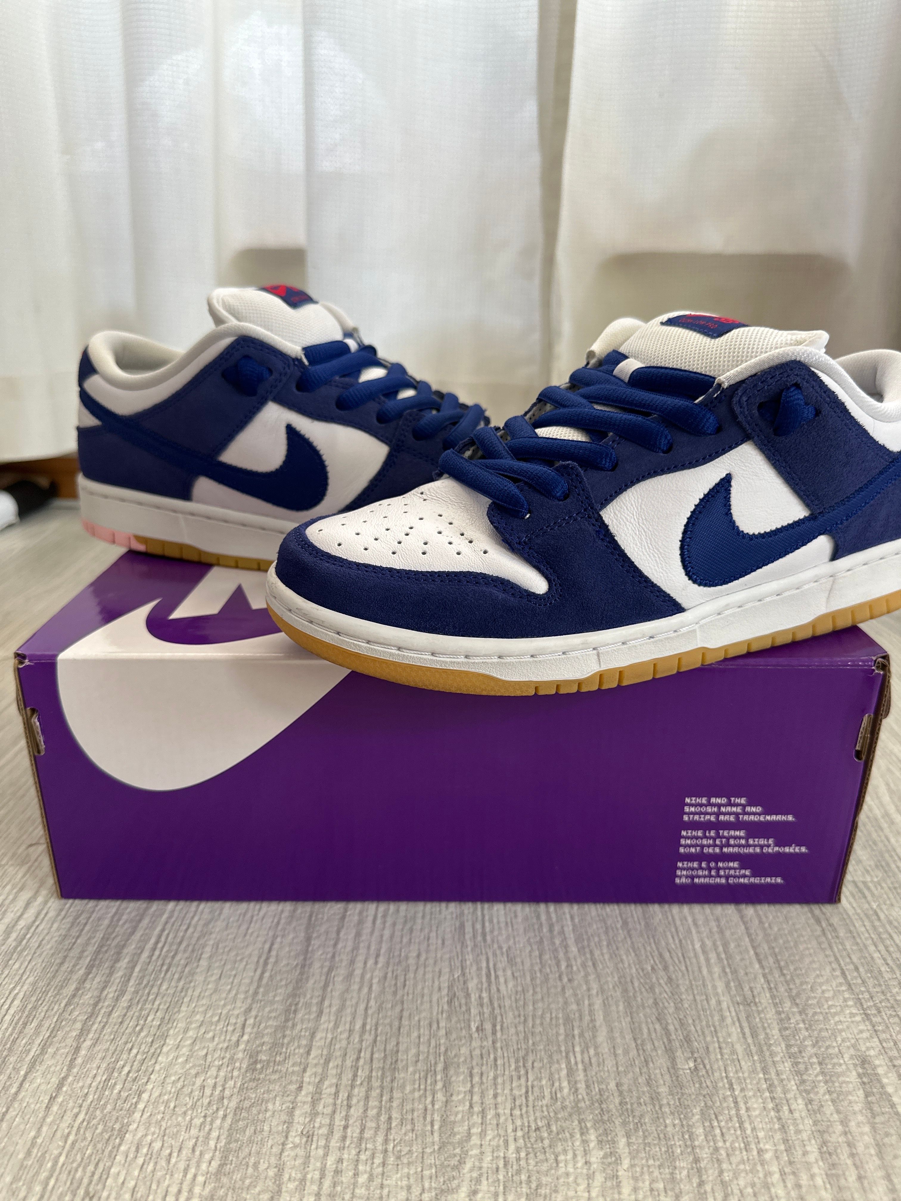 Nike SB Dunk Low "Los Angeles Dodgers/Deep Royal Blue"