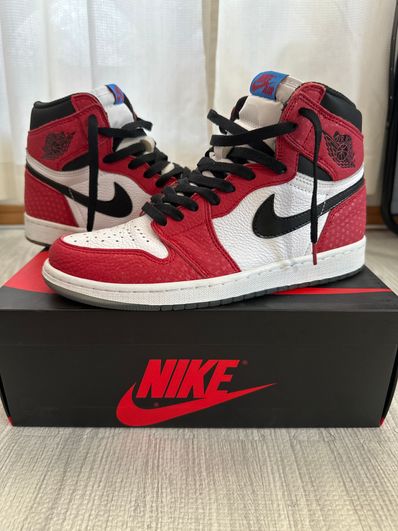 Spiderman × Nike Air Jordan 1 Origin Story "Gym Red/White/Photo Blue/Black"
