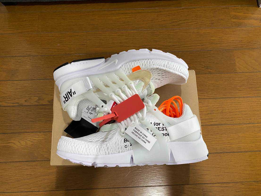 Off-White × Nike Air Presto "White/Black/Cone"