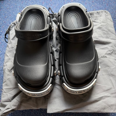 BALENCIAGA × Crocs HardCrocs Mule "Black"