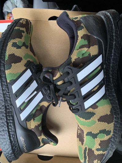 A BATHING APE × adidas Ultra Boost "Green"
