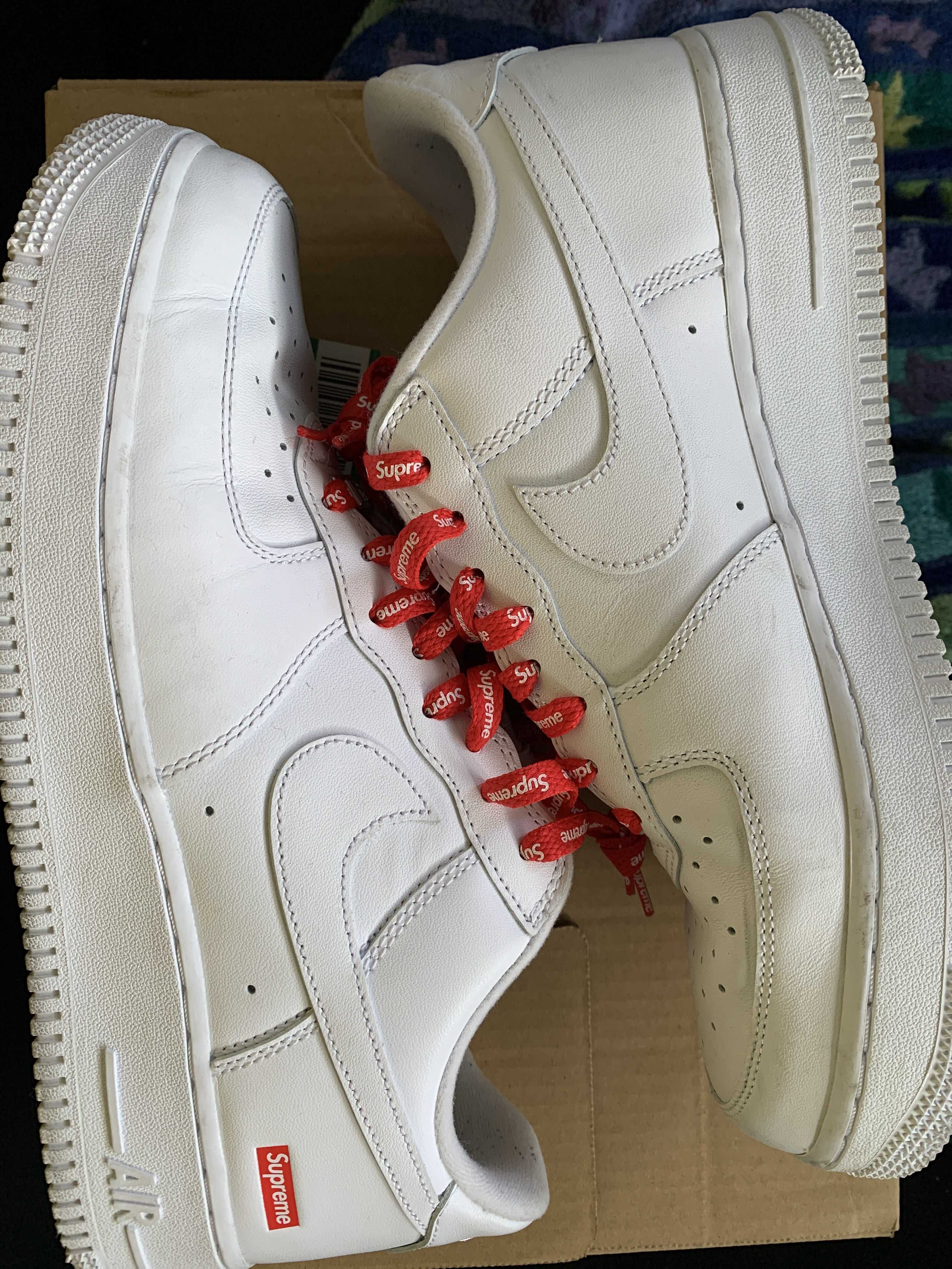 Supreme × Nike Air Force 1 Low "White"