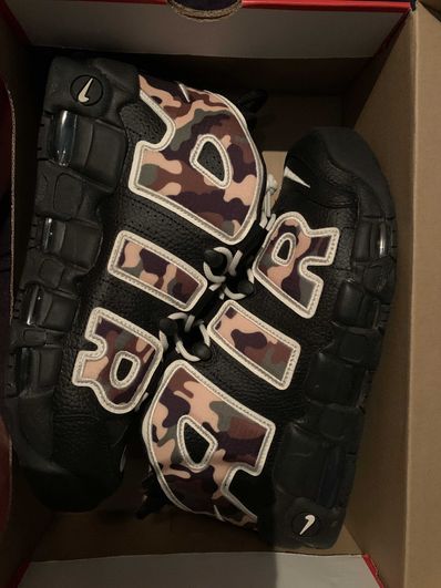 NIKE AIR MORE UPTEMPO "BLACK CAMO"