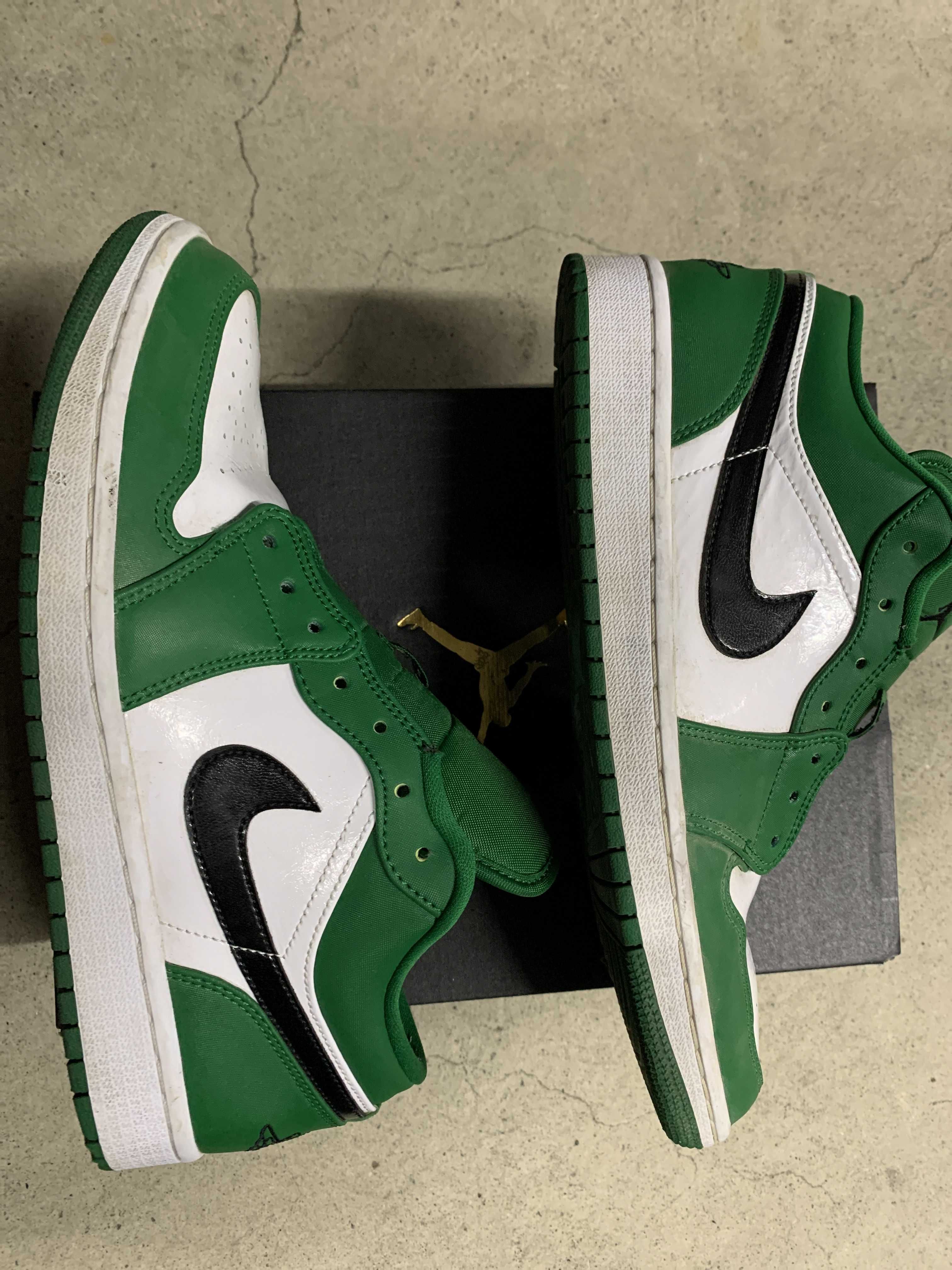 Nike Air Jordan 1 Low "Pine Green/White"