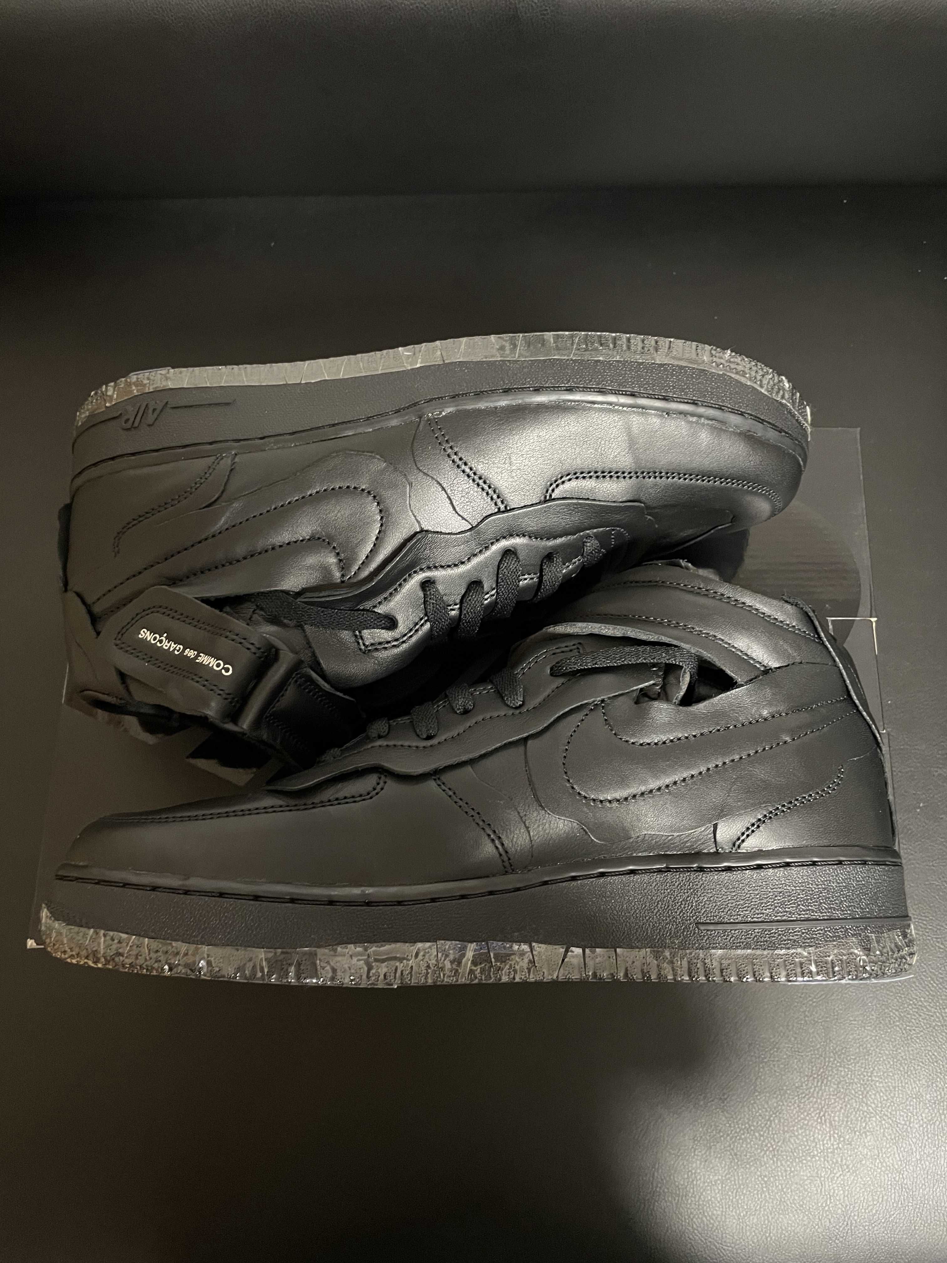 COMME des GARCONS × NIKE AIR FORCE 1 MID "BLACK"