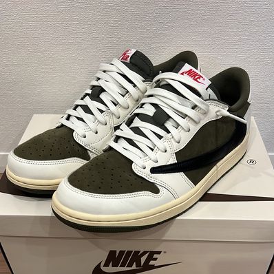 Travis Scott × Nike Air Jordan 1 Low OG SP "Reverse Olive"