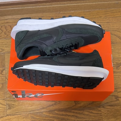 sacai × Nike LDV Waffle "Triple Black"