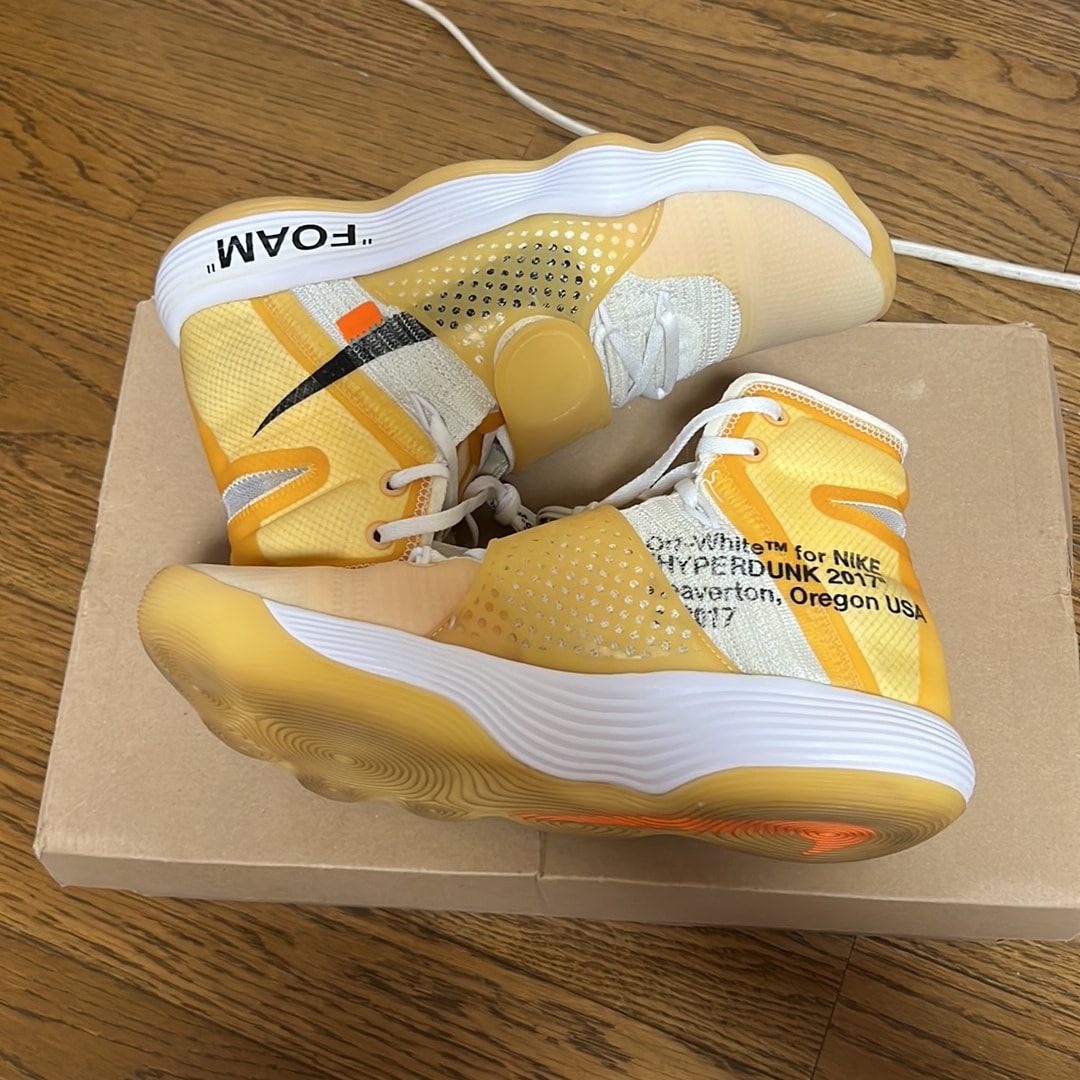 Off-White × Nike React Hyperdunk 2017 Flyknit "The 10/White"