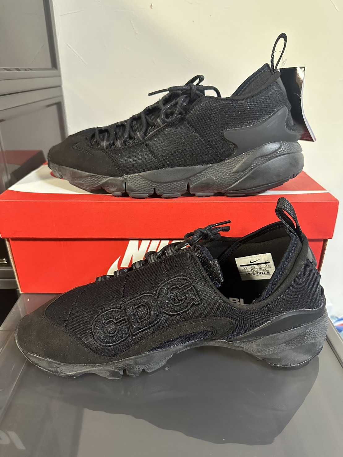 COMME des GARCONS × Nike Air Footscape NM "BLACK"