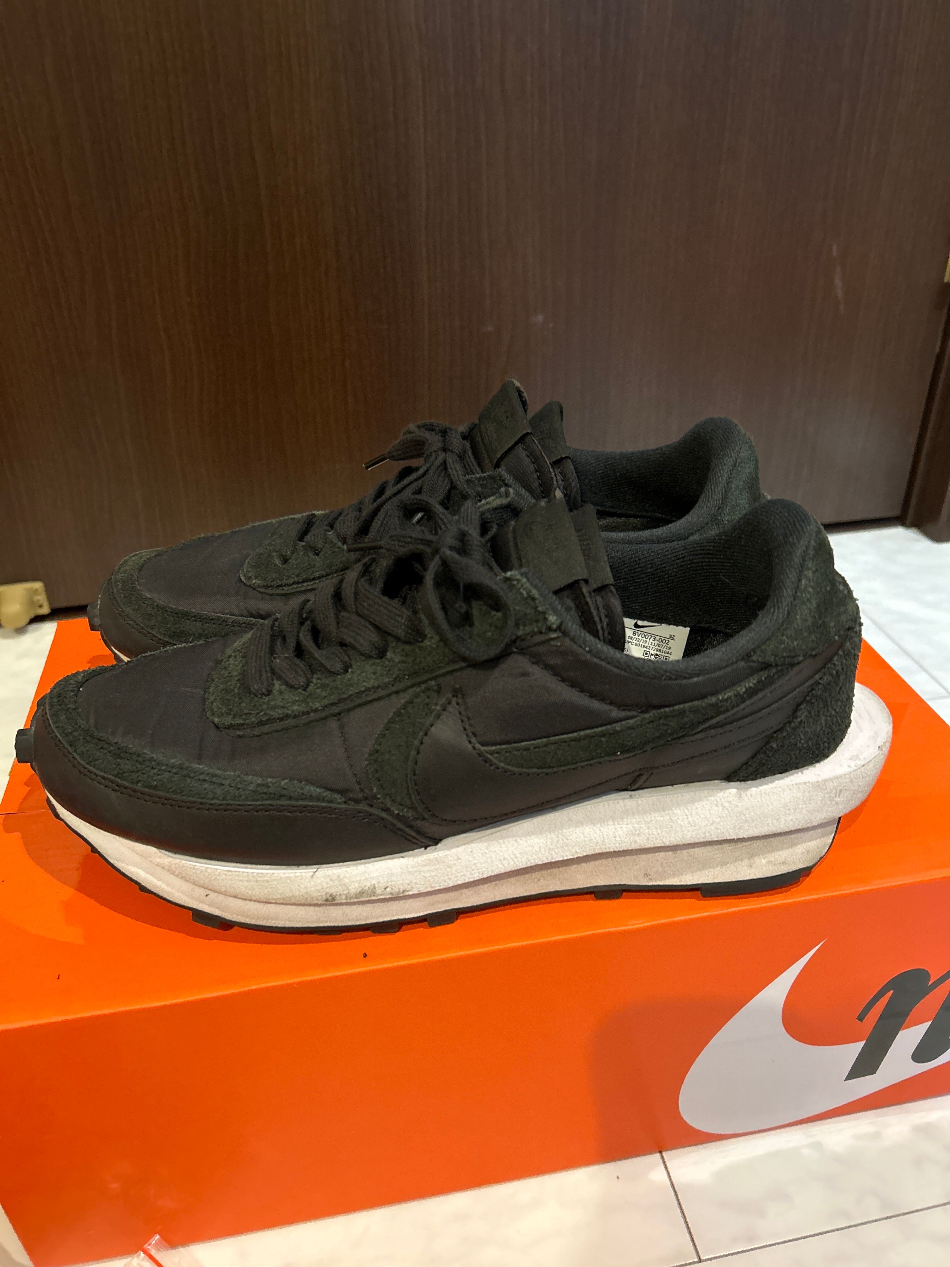 sacai × Nike LDV Waffle "Triple Black"