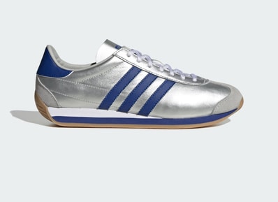 adidas Country OG "Matt Silver/Bright Blue/Footwear White"
