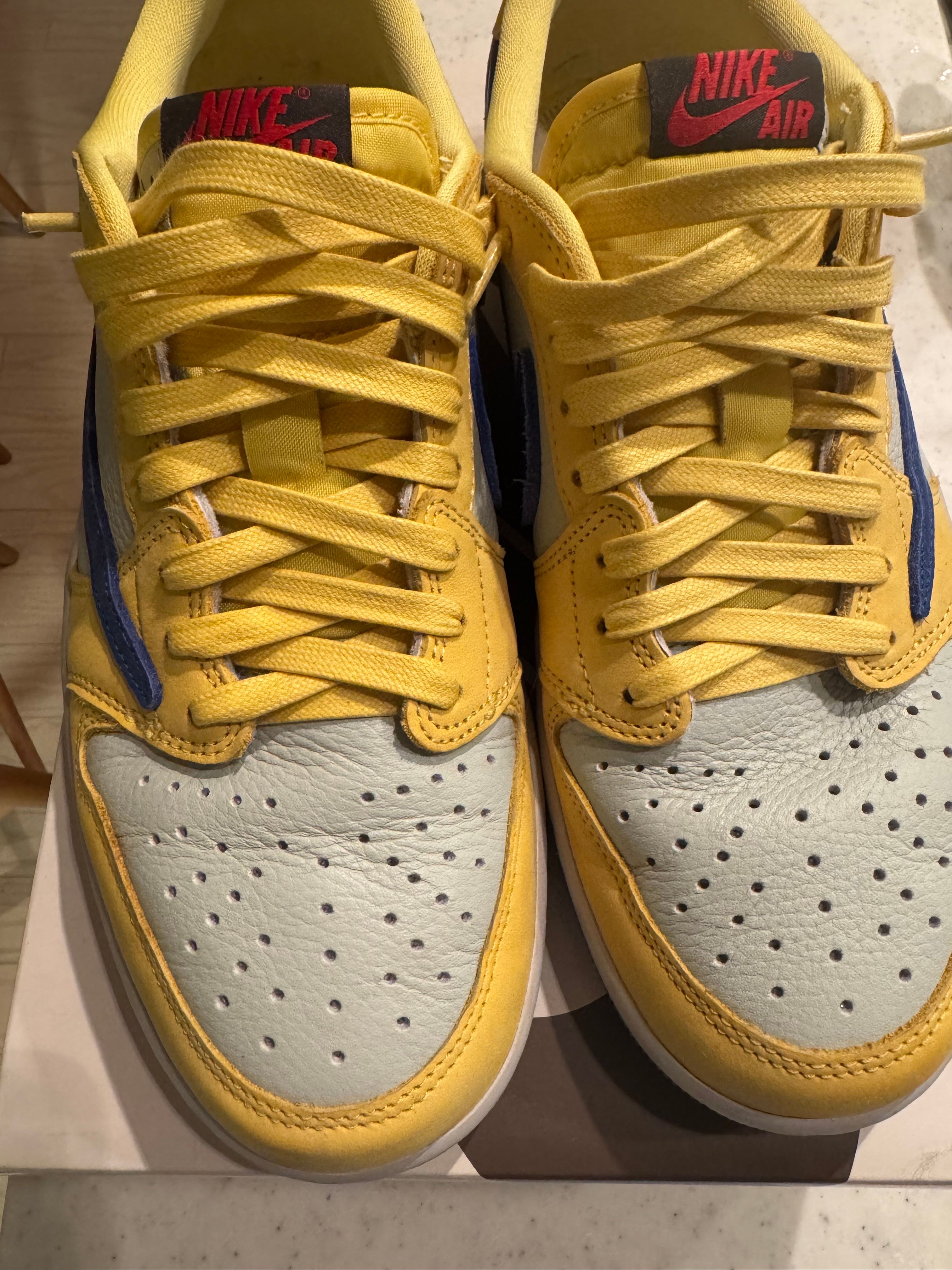 Travis Scott × Nike Women's Air Jordan 1 Retro Low OG "Canary"