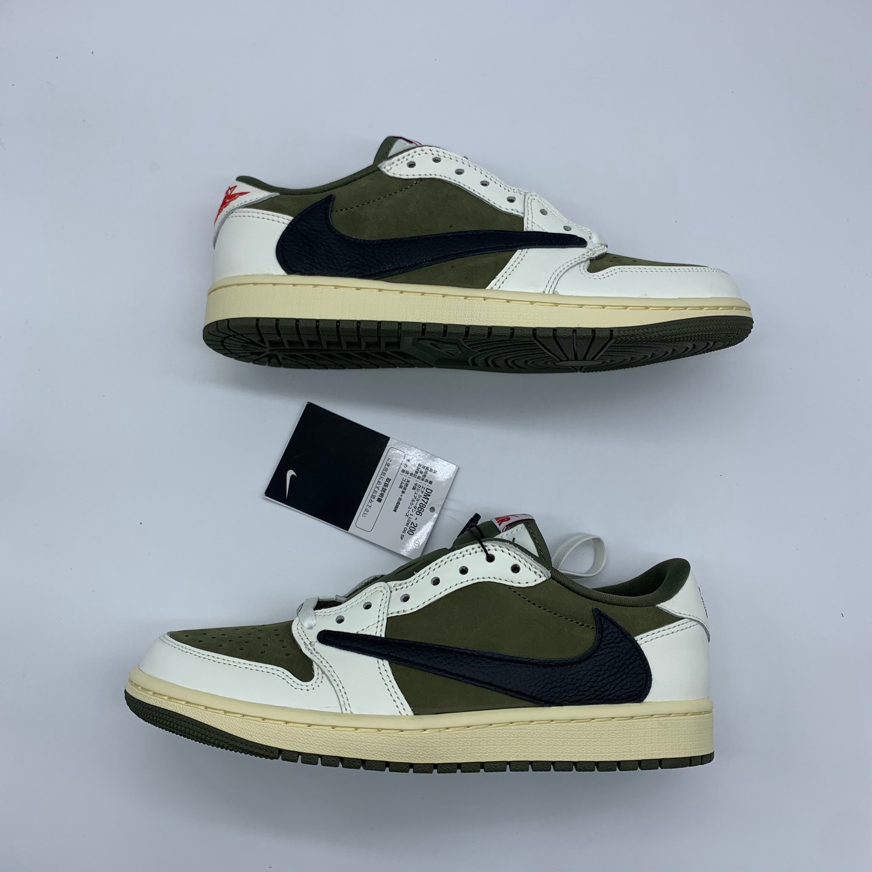 Travis Scott × Nike Air Jordan 1 Low OG SP "Reverse Olive"