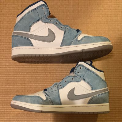 Nike Air Jordan 1 Mid SE "White/Hyper Royal/Red"