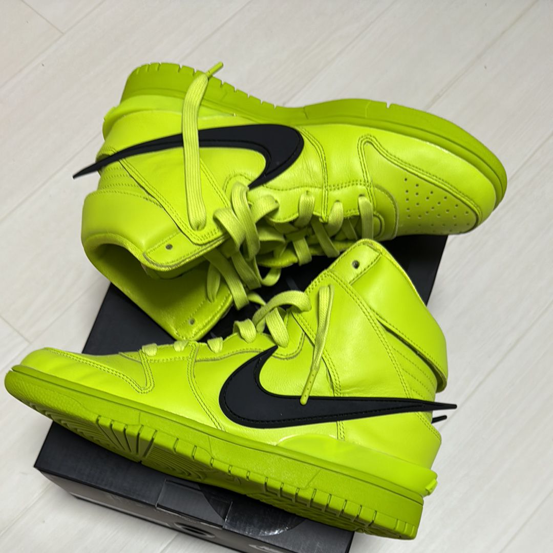 Ambush × Nike Dunk High "Flash Lime"