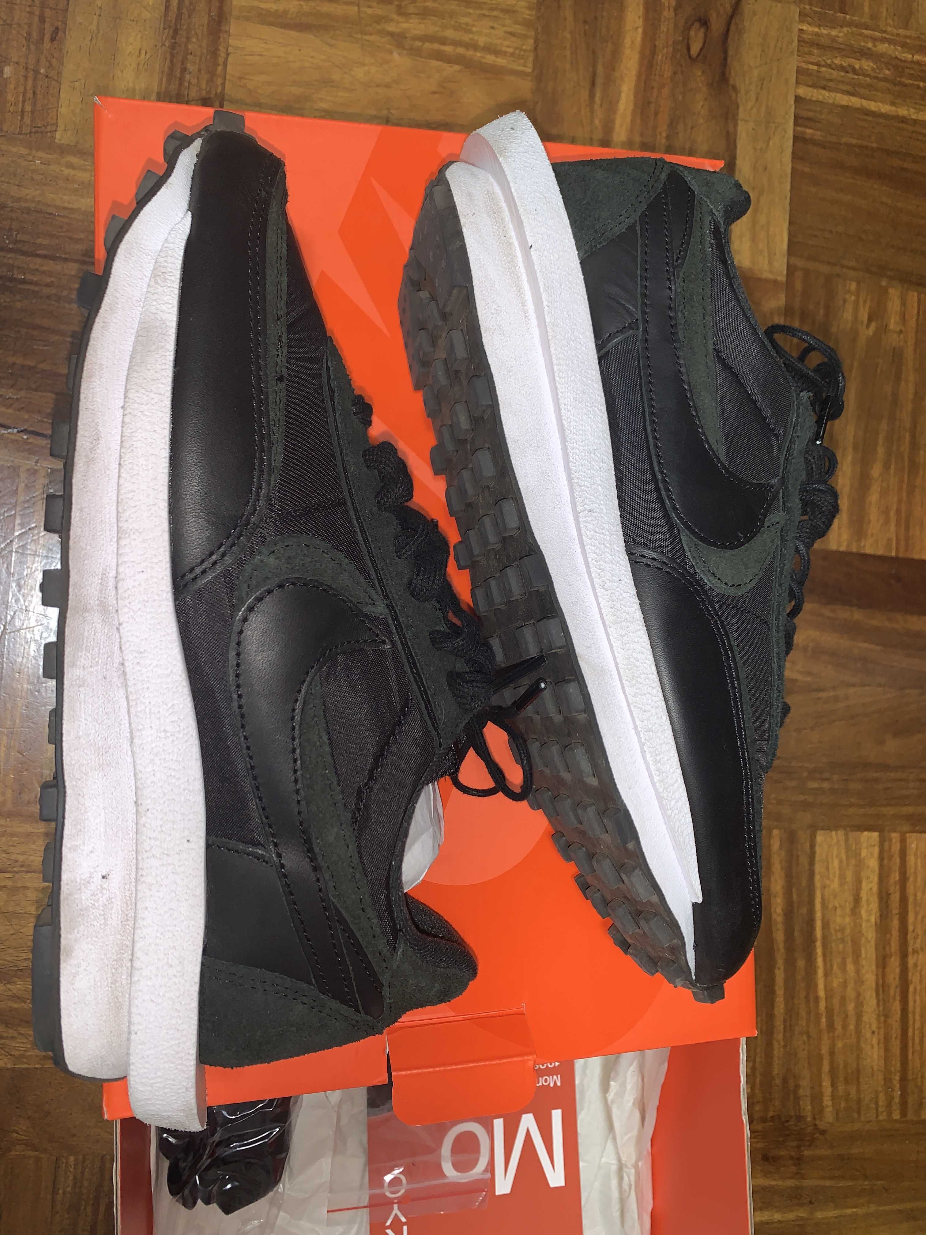 sacai × Nike LDV Waffle "Triple Black"