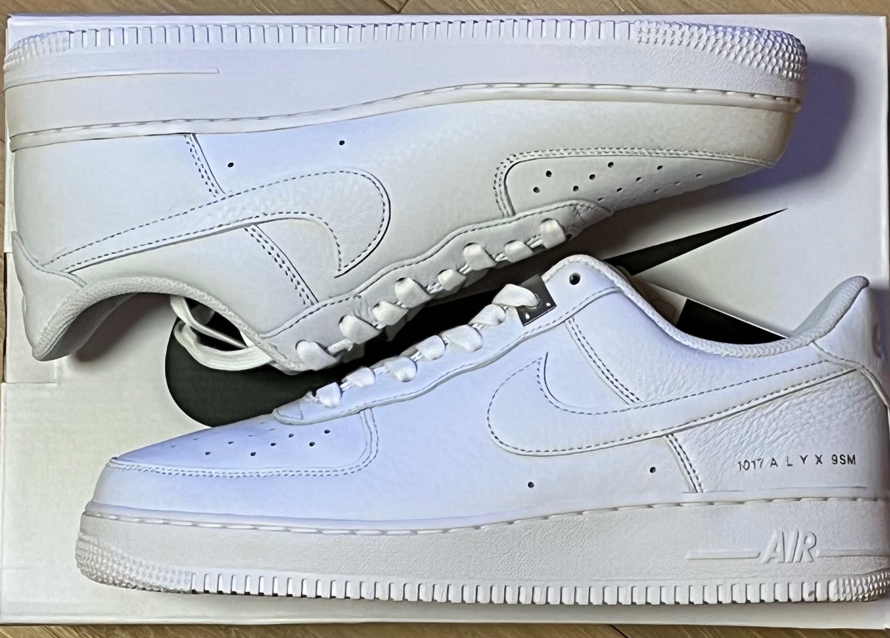 1017アリクス9SM × ナイキ エアフォース1 ロー "ホワイト"