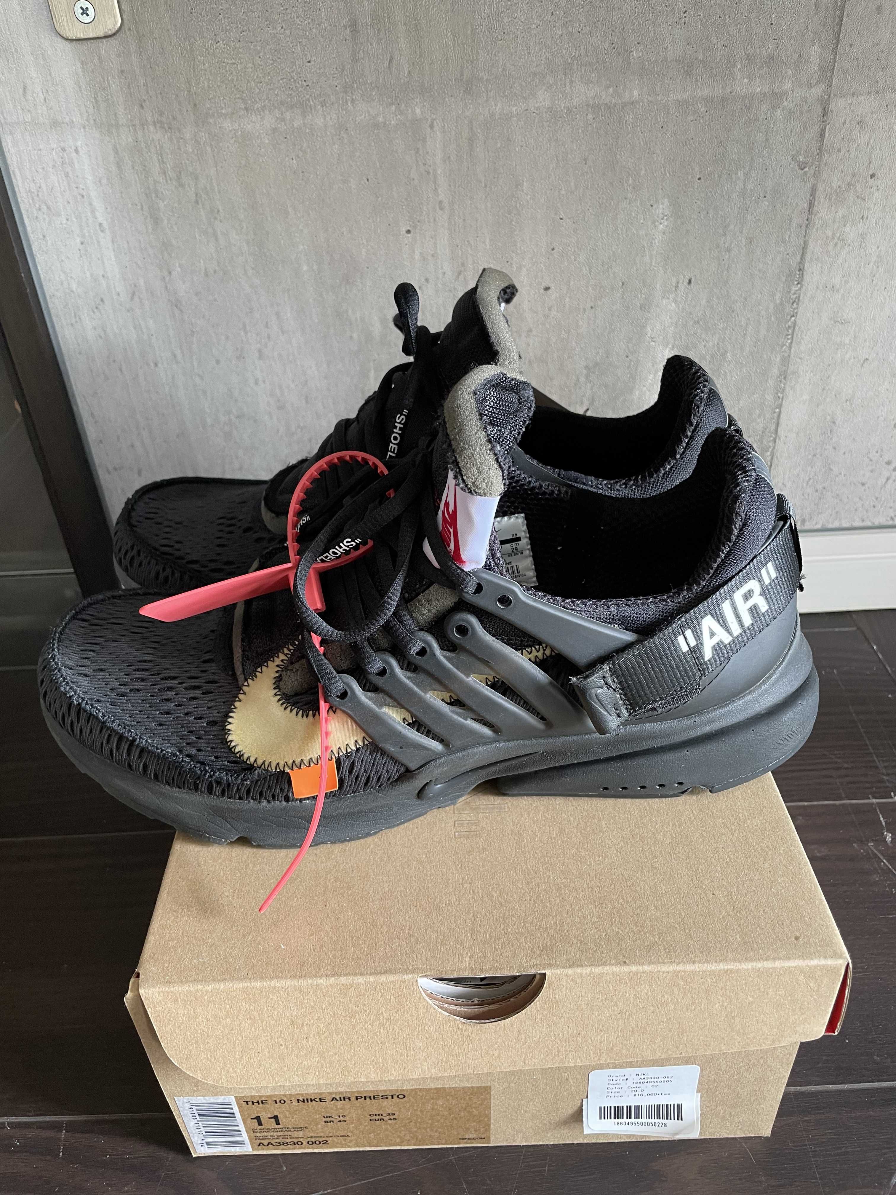 Off-White × Nike Air Presto "Black"